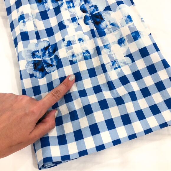 Talbots Fit and Flare Blue Dress - Picture 12 of 13